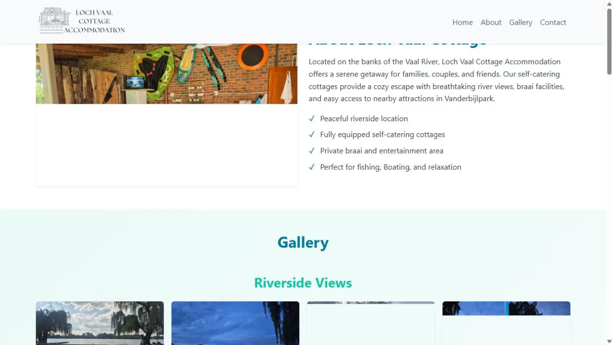 LVCA website homepage