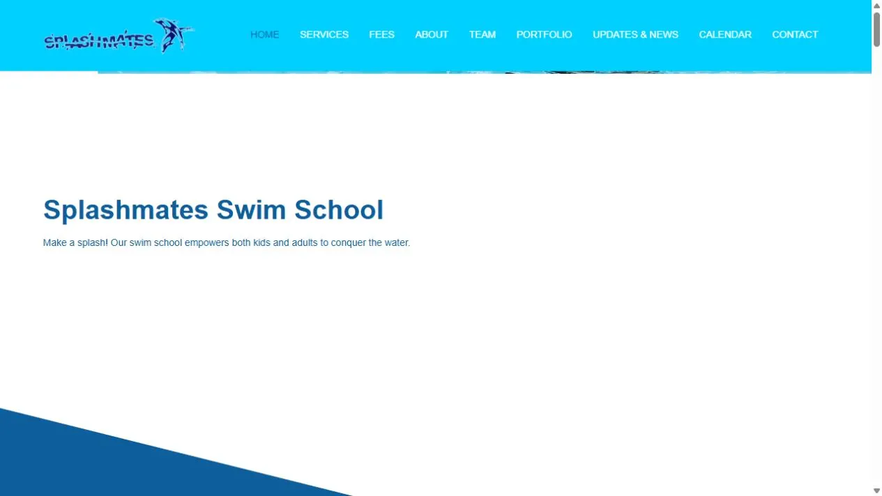 Splashmates website homepage